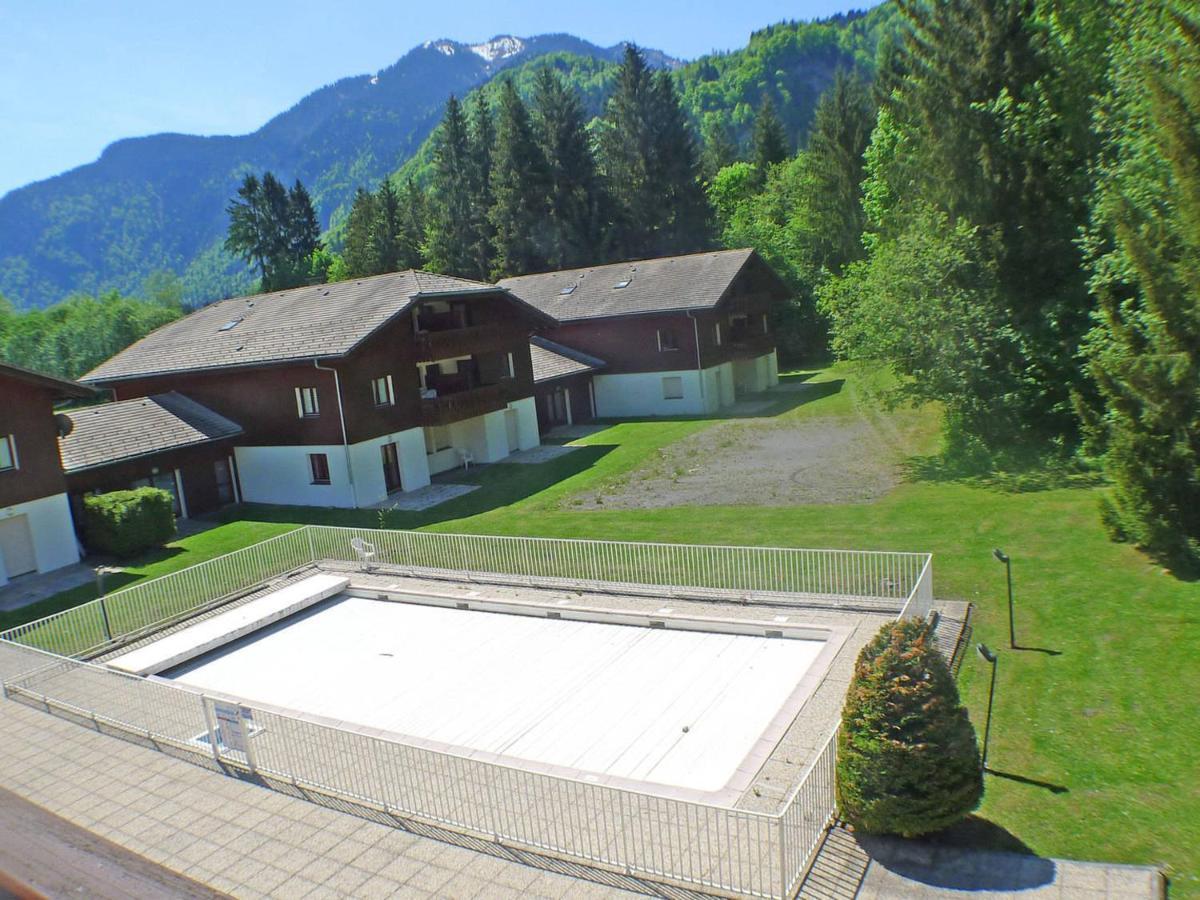 Appartement Confortable Avec Piscines, Terrasse Et Parking A Samoens - Fr-1-629-100 Eksteriør billede